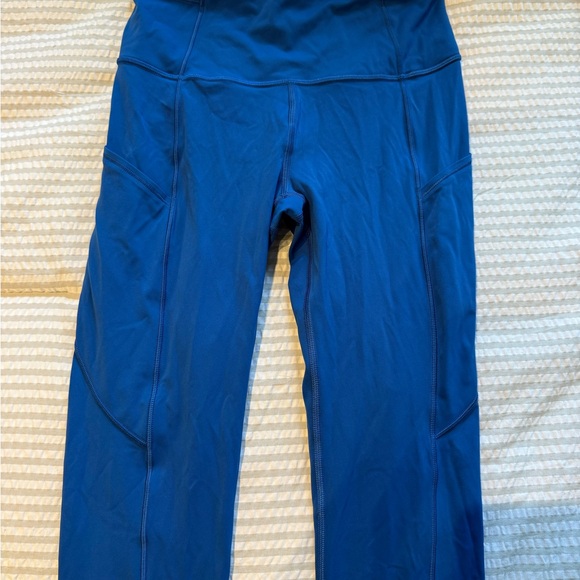 lululemon athletica Pants - Lululemon athletica Fast & Free Cobalt Blue Leggings